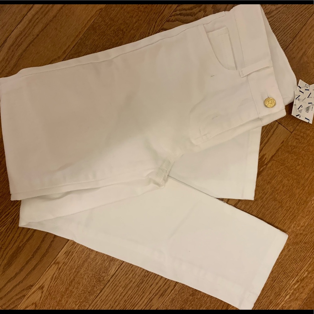 Janie and Jack Slim Fit White Jeans